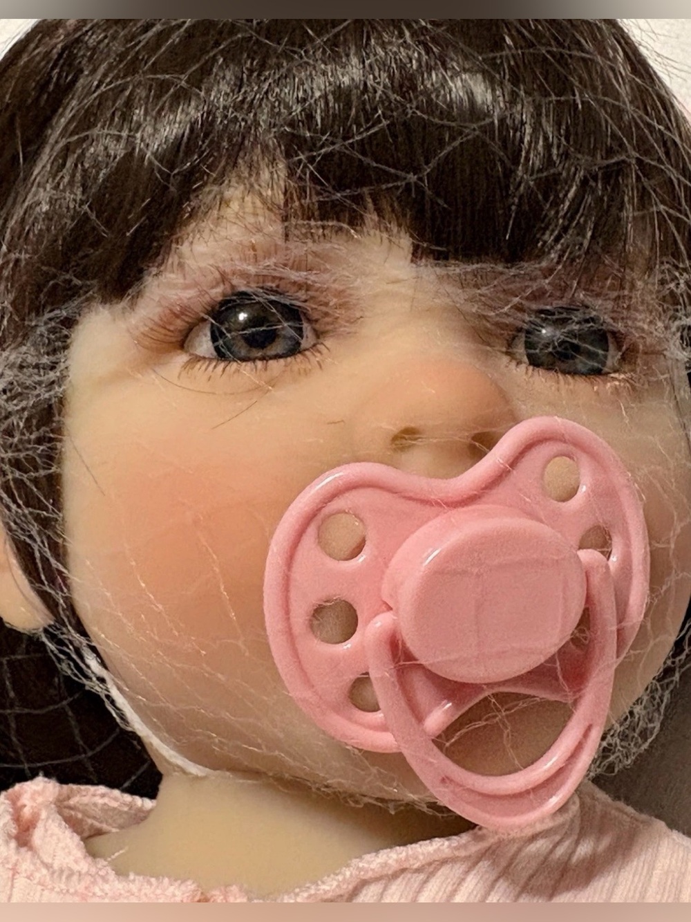 Reborn Beautiful Toddler 22” Girl Long Brown Hair - Picture 8 of 13